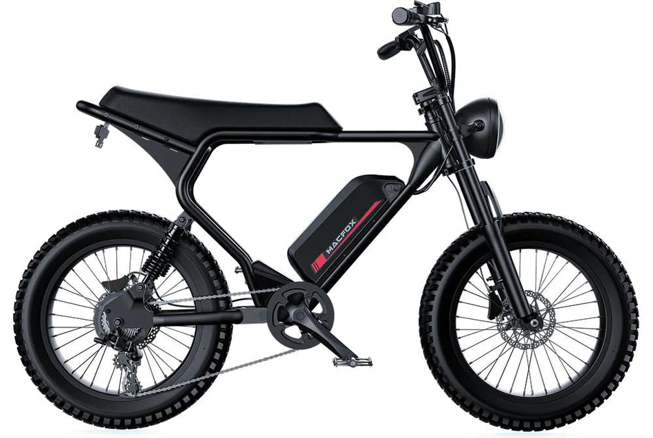 Macfox X2 Electric Mountain Bike - Black